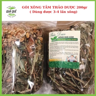 GÓI THẢO DƯỢC TỰ NHIÊN XÔNG GIẢI CẢM 200gr( Dùng được 3-4 lần)