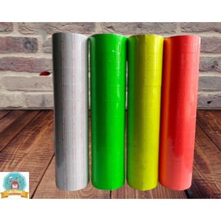 Giấy dán giá tiền 4 màu- 10cuộn/cây