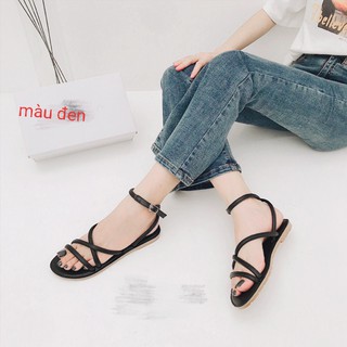 Giày sandal quai hậu đi học, dép đi biển mùa hè size 35,36,37,38,39 (sm15)