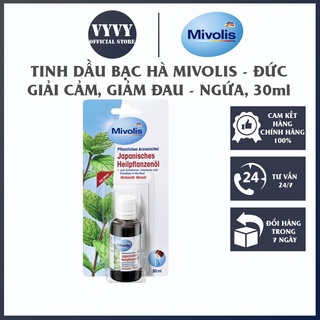 Tinh dầu bạc hà Mivolis, dầu chống cảm cúm, giảm đau cơ, dầu xông mũi - VyVy Store