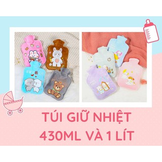 Túi giữ nhiệt, túi chườm nóng lạnh loại to 430ml và 1 Lít