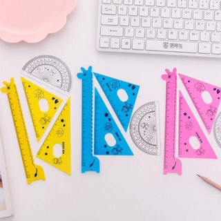 Bộ 4 Cây Thước Kẻ Hình Thú Hươu Cao Cổ - GC11