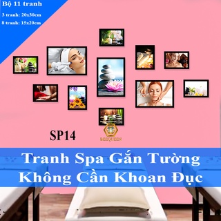 [Album 3] 20 bộ Tranh Spa - Tranh Tiệm Spa Gắn Tường - Không Cần Khoan Đục