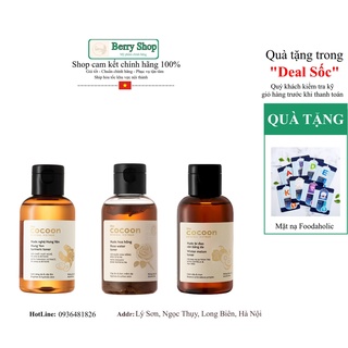 Nước Cân bằng da Cocoon: Nước bí đao cân bằng da &amp; Toner nước nghệ Hưng Yên &amp; Toner hoa hồng Cocoon 140ml - 310ml