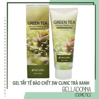 Tẩy Tế Bào Chết Green Tea Mousture Peeling Gel 3w Clinic 180ml