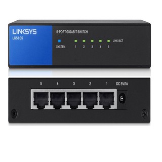 Bộ chia mạng Linksys LGS105 5 Cổng Gigabit (Chính Hãng Linksys Việt Nam)