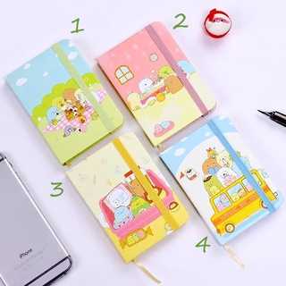 Z0681 Sổ Tay Bìa Cứng A5 A6 Viền Màu Mạ Vàng Molang Cute Bukao