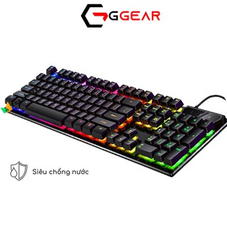 Bàn phím gaming led GGear - Bàn phím chuyên game cho game thủ - Siêu chống nước GV4