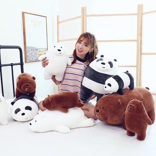 Gấu bông 3 anh em gấu dáng nằm G4B2 gấu bông cute gấu bông dễ thương 40cm