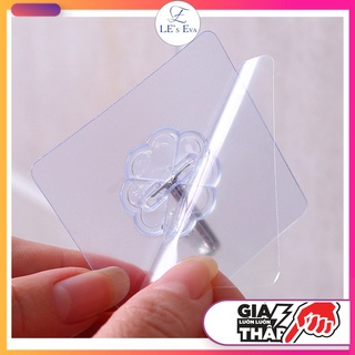 Móc dán tường siêu chịu lực độ dính cao kích thước 6*6cm