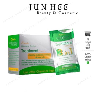 [ JUNHEE AUTH ] Hộp 24 gói Ủ tóc Bio Elracle Treament xanh lá