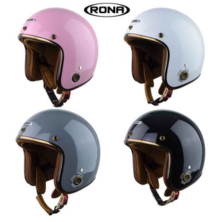 Mũ bảo hiểm 3/4 RONA R8 chính hãng đi xe máy cho nam và nữ chu vi vòng đầu phù hợp từ 55-59cm