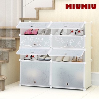 Tủ giày ghép 8 ô