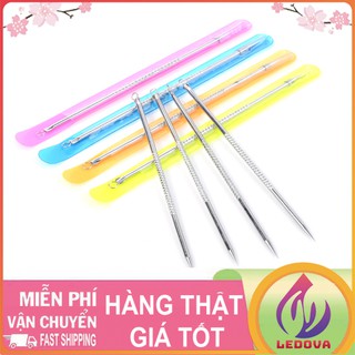 Cây Nặn Mụn 2 Đầu Bằng Inox Cao Cấp Không Gỉ