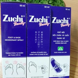 Xịt khử mùi hôi chân và giày ZuChi Family