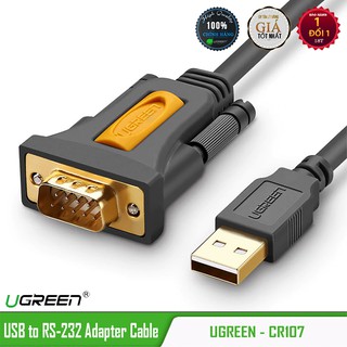 Cáp USB 2.0 ra RS-232 DB9 cao cấp UGREEN CR107