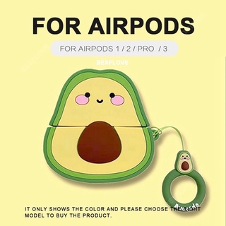Vỏ Case Airpod 2 Bảo Vệ Tai Nghe Bluetooth Hình TRÁI BƠ