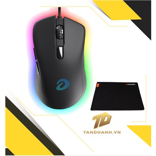Chuột Gaming DAREU EM908 RGB Gaming Mouse + Lót chuột lót chuột DareU ESP100