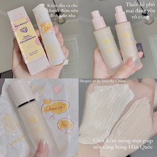 Kem Nền Che Khuyết Điểm Thần Thánh Phô Mai CHEESE KISS BEAUTY FOUNDATION Kiềm Dầu Phấn Phủ Nâng Tone