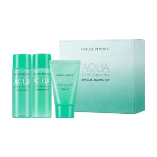 Set dưỡng cấp ẩm NATURE REPUBLIC Super Aqua Max Special Travel Kit (50mlx2 + 35ml)