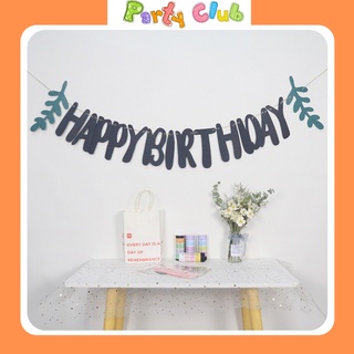 Dây treo chữ happy birthday trang trí sinh nhật phong cách vintage