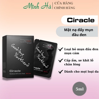 Mặt nạ đẩy mụn đầu đen Ciracle Goodbye Blackhead 5ml kèm que nặn và gạt
