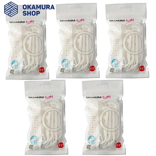 Combo 5 Bịch tăm chỉ nha khoa cao cấp Nhật Bản Okamura - Bịch 40 cây