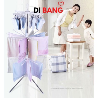 Cây phơi đồ thông minh , cây phơi quần áo đa năng INOX 304 chuẩn 3 tầng 56 móc kẹp