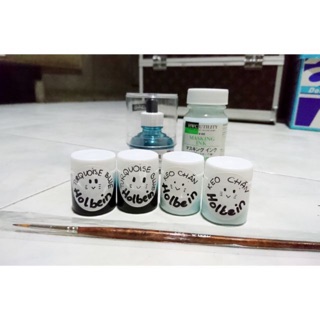 [mỗi lọ chứa 5ml] Keo chặn màu Holbein và Keo chặn màu Pháp [mới]