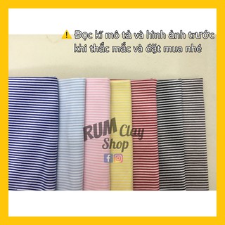 Vải Lycra Sọc 2mm dành cho doll, Obitsu