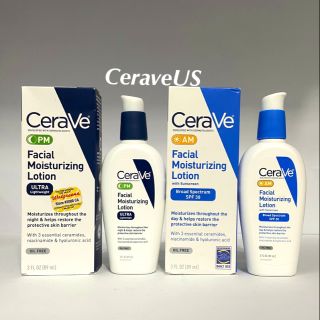 Bộ kem dưỡng ẩm ngày và đêm Cerave Facial Moisturizing Lotion