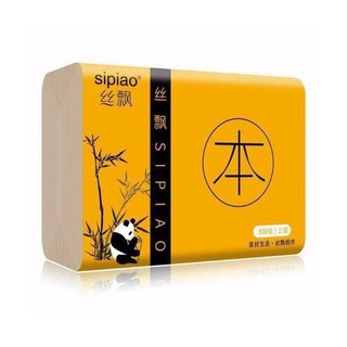 Giấy ăn gấu trúc Sipiao 1 gói 300 lớp