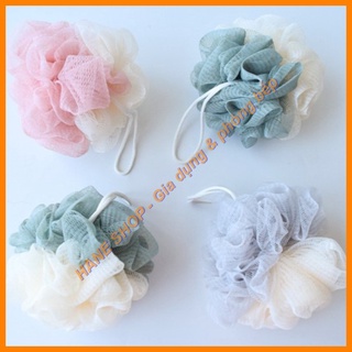 Bông Tắm 2 Màu Tạo Bọt Mềm Mại (Loại tốt) - Shop giao màu ngẫu nhiên