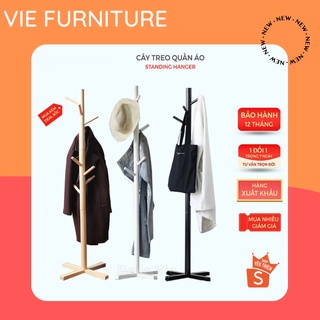 Cây Treo Quần Áo FREESHIP Cây Treo Đồ Gỗ Thông Nhiều Màu Sắc Cực Đẹp