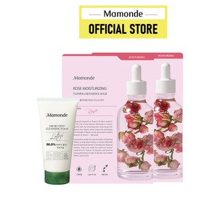 [HB GIFT] Bộ sữa rửa mặt và mặt nạ giấy cấp ẩm Mamonde