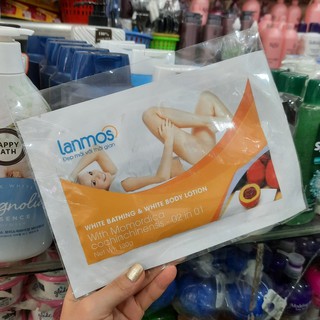 Tắm Trắng &amp; Dưỡng Trắng Tinh Dầu Gấc 2 Trong 1 Lanmos 130g
