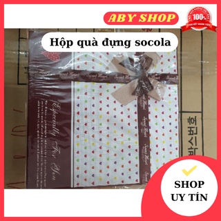 Hộp quà đựng socola ⚡ LOẠI TỐT ⚡  hộp đừng vuông 25 ô chuyên dụng dùng để tặng quà