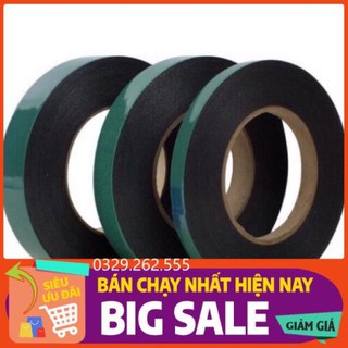 (FreeShip) Băng dính xốp xanh 2 mặt cực chắc