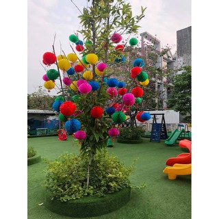Cẩm tú cầu nhựa 36cm/26cm/22cm trang trí mầm non