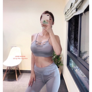 Bộ tập gym , đồ thể thao yoga nữ chun đan ngực