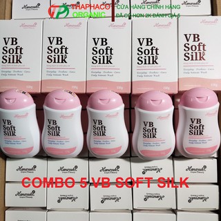 Combo 5 VB Soft Silk - Dung Dịch Vệ Sinh Hanayuki Màu Hồng - Dung Dịch Vệ Sinh Phụ Nữ Hanayuki Màu Hồng
