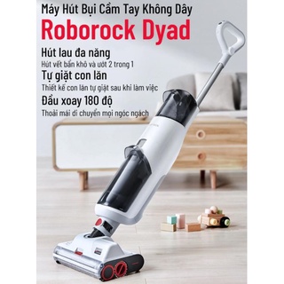 Máy hút bụi lau sàn nhà khô và ướt (tự giặt giẻ) Roborock Dyad - Pin 5000mAh – Bản Quốc Tế - Bảo Hành Chính Hãng 12Tháng