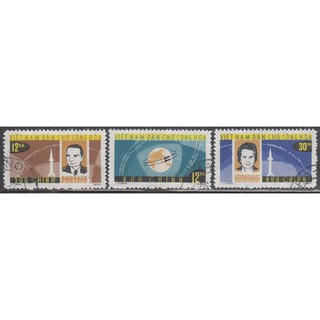 Tem sưu tập MS 141 Tem CTO Việt Nam Tàu vũ trụ Phương Đông V và VI 1964 ( 3 tem )