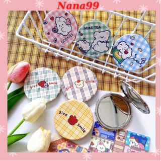 [TỔNG HỢP] Gương [FREESHIP] 2 Mặt Mini Hoạ Tiết Hoạt Hình Mới Nana GM078