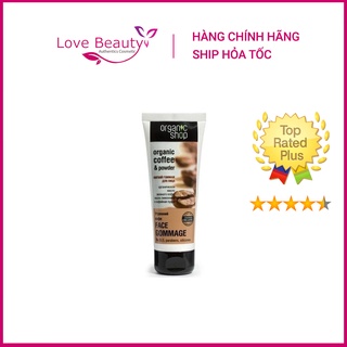 Tẩy da chết mặt Organic coffee