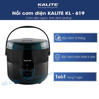 NỒI CƠM ĐIỆN CƠ 1,8L KALITE KL-619 BẢO HÀNH CHÍNH HÃNG 12 THÁNG