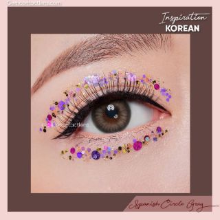 [Lens 1 Ngày] Áp Tròng SPANISH CIRCLE BROWN - Hãng OLENS KOREA - Lens Ẩm Cao Giãn Nhẹ Tự Nhiên, Phù Hợp Cho Mắt Nhạy Cảm
