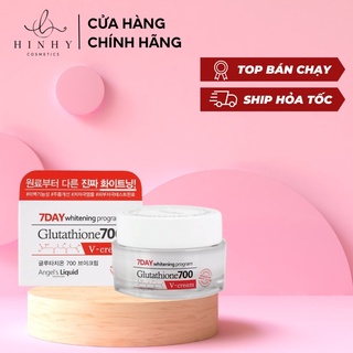 Kem Dưỡng Trắng Da Nâng Tone Chống Nắng Angel Liquid 7Day Glutathione 700 Light Tone - Up Cream 50 Gram