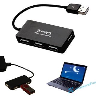 Hub 4 cổng Usb 2.0 tốc độ cao dành cho PC Laptop