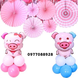 Bóng Nhôm Trang Trí Hình Heo